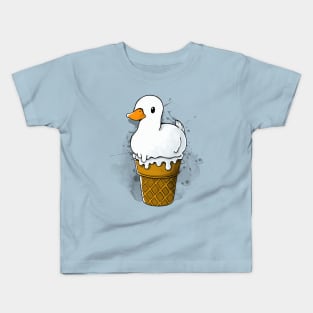 Duck Ice Cream Kids T-Shirt